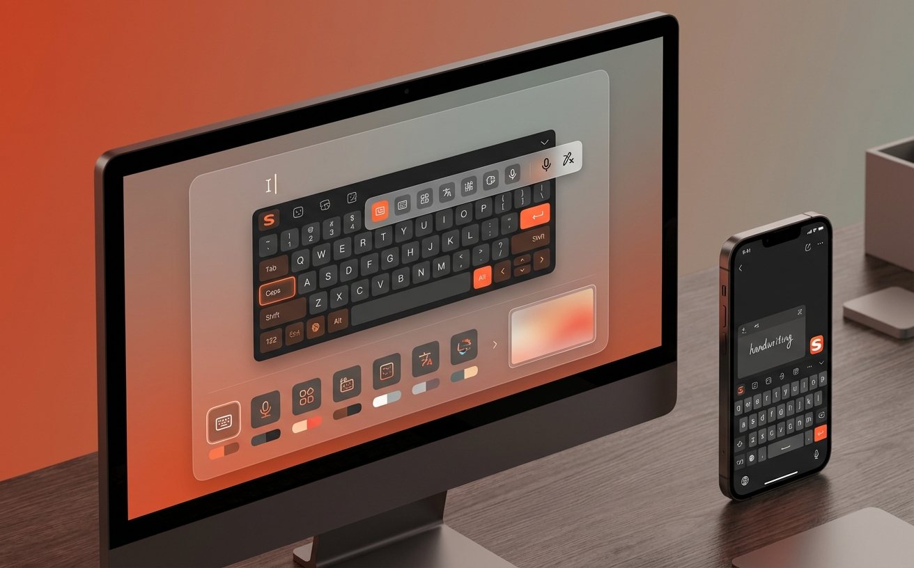 搜狗输入法智能皮肤与主题更新界面